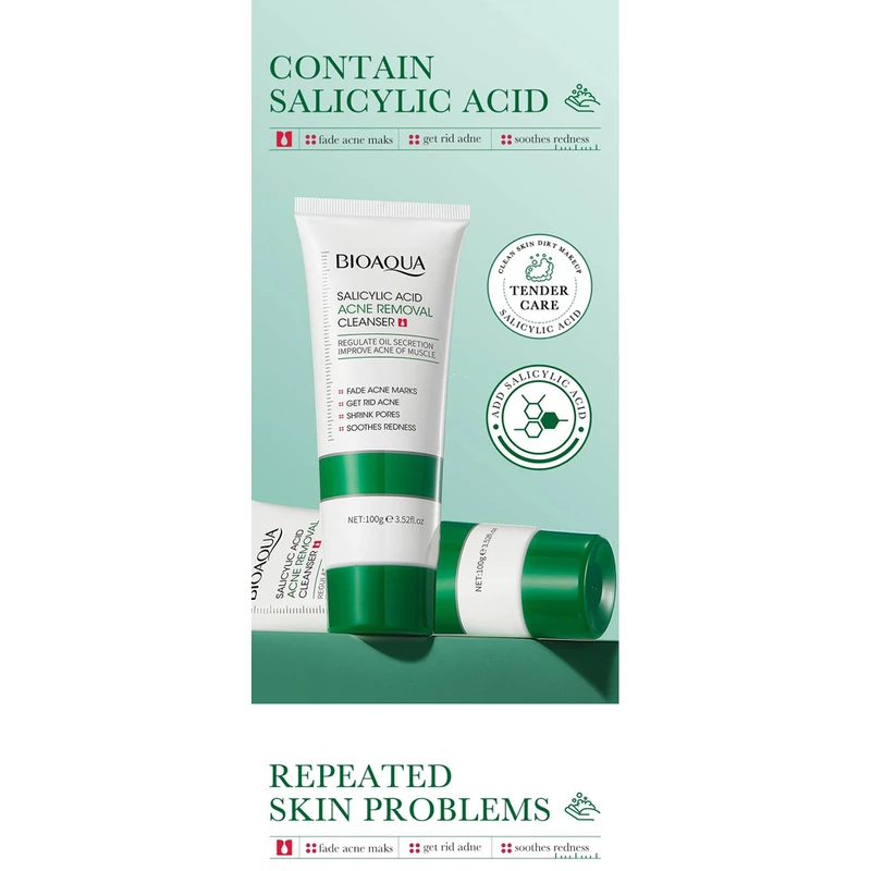 فوم شستشو صورت سالیسیلیک اسید بیوآکوا