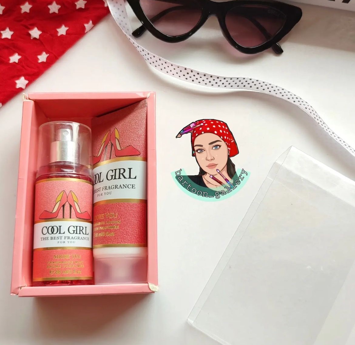 نیم ست کادویی نقلی لوسیون و بادی اسپلش اورجینال گودگرل