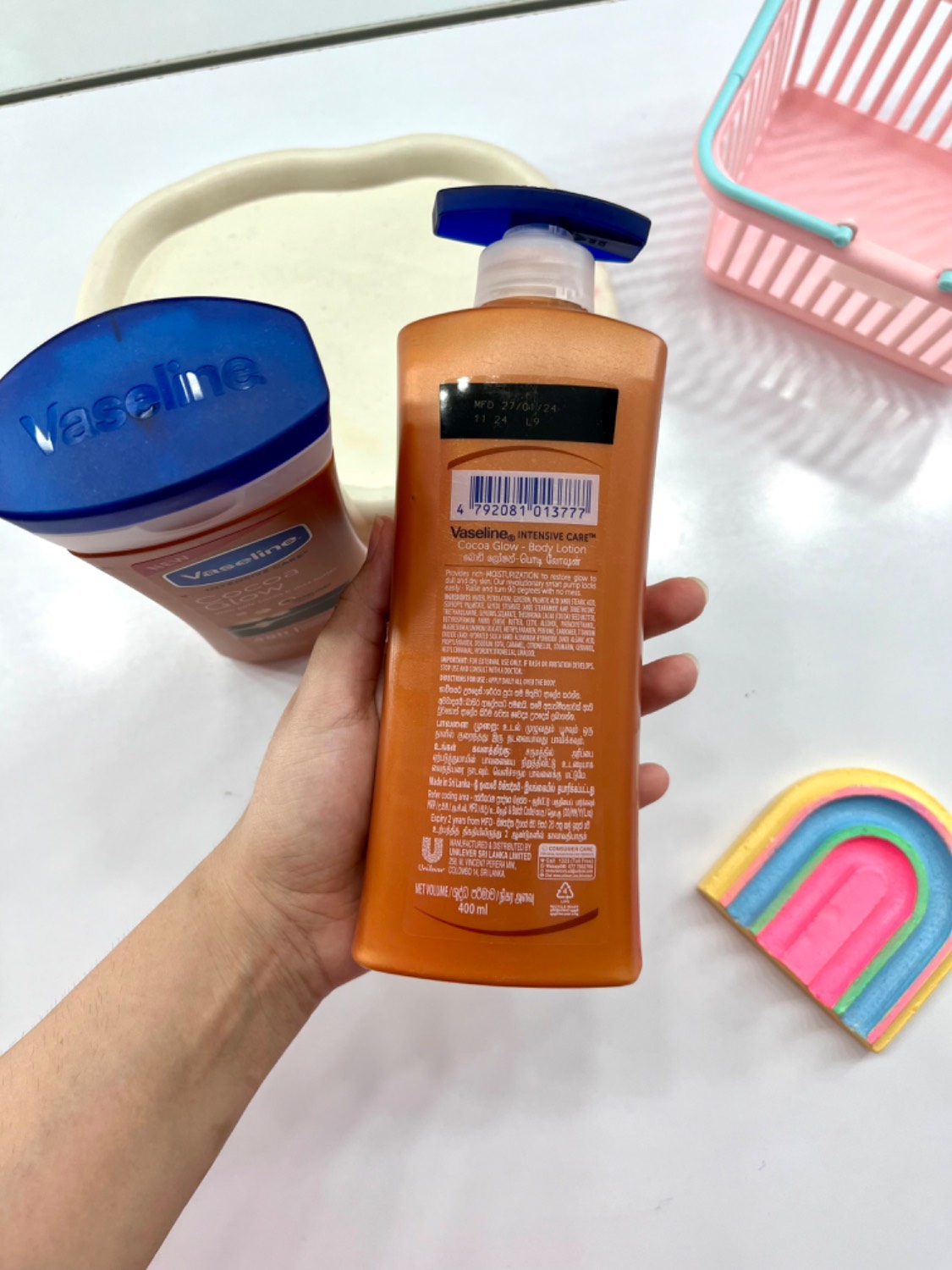 لوسیون بدن کاکائویی وازلین