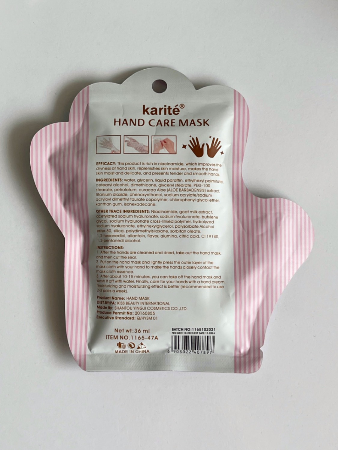 ماسک دست اورجینال کاریته