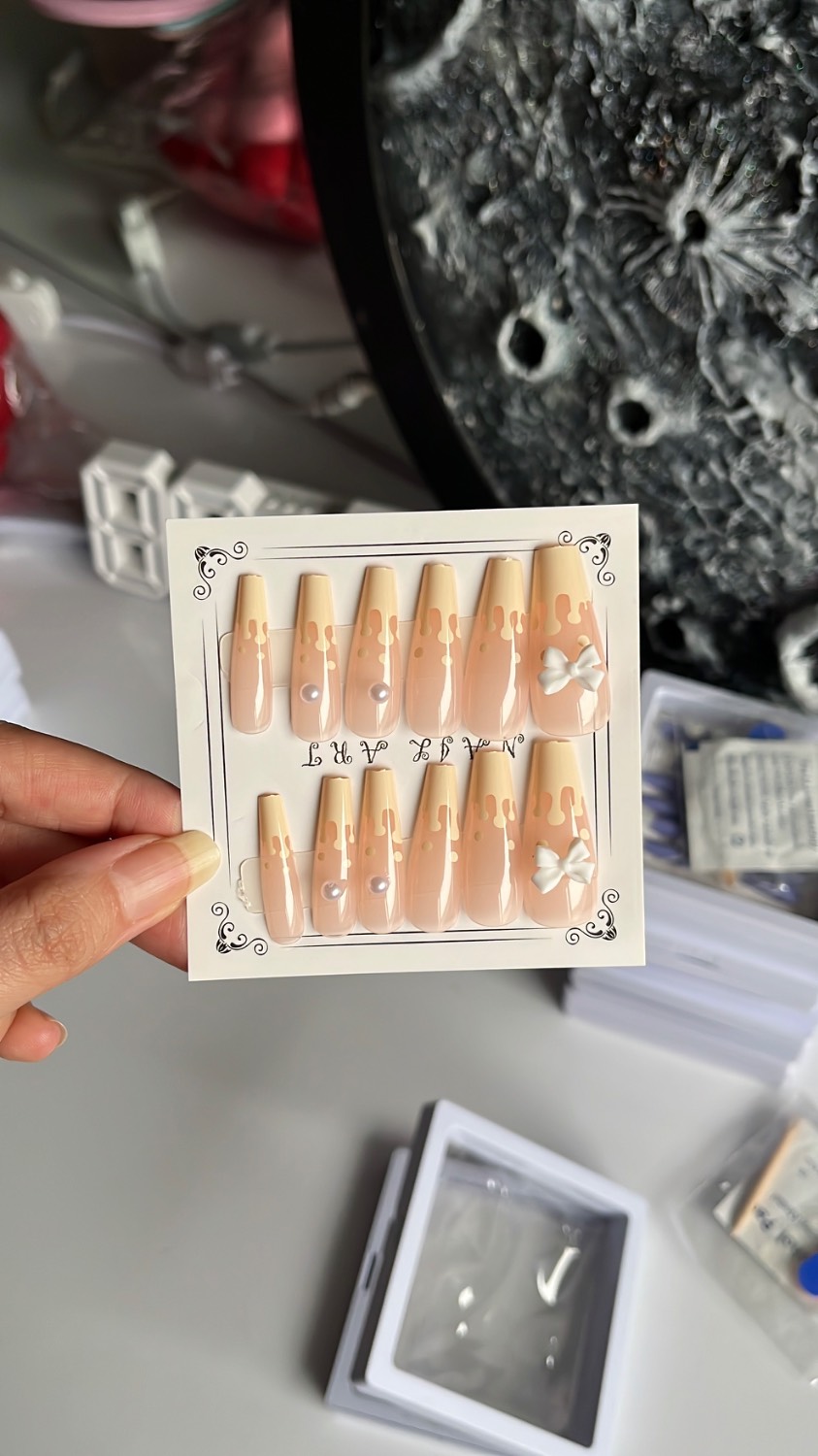 ناخن های وارداتی طرح دار